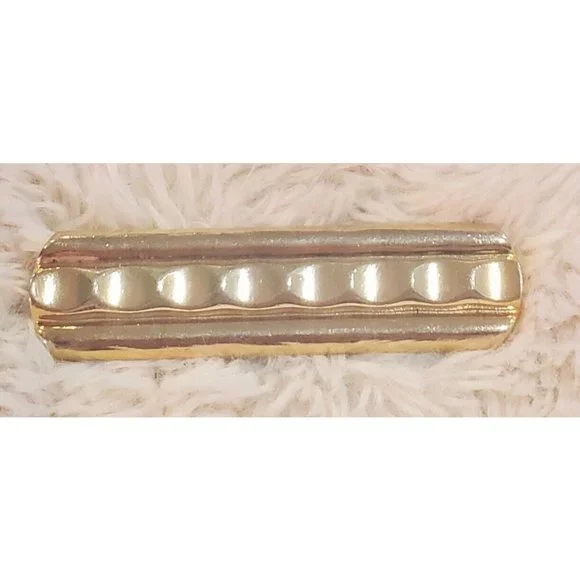 Vintage Marvella Gold Tone Bar Pin Brooch 2.5 Inches - Picture 4 of 7